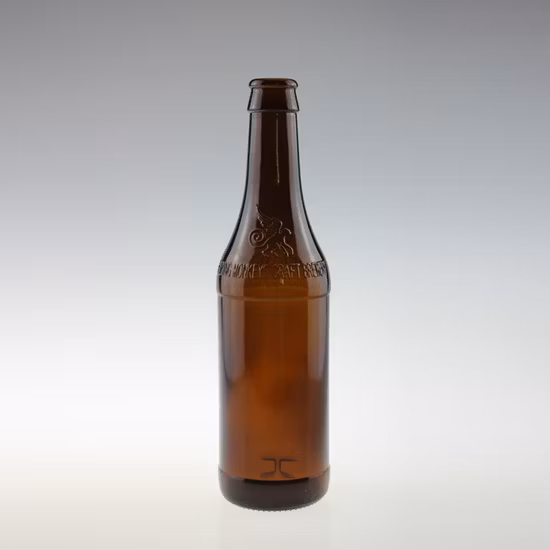 Bottiglia vuota in vetro ambrato/blu/trasparente da 330 ml di alta qualità per birra