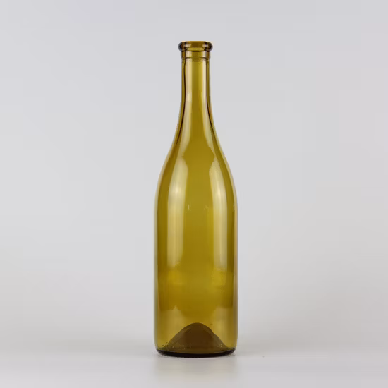 Bottiglia di vino da 750ml 1L 3L in vetro bordeaux verde antico bordeaux